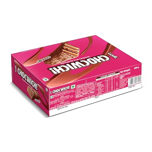 Image of LuvIt Chocwich Chocolate Wafer | Crunchy & Delicious | Gift Combo | Pack of 2-400g Each