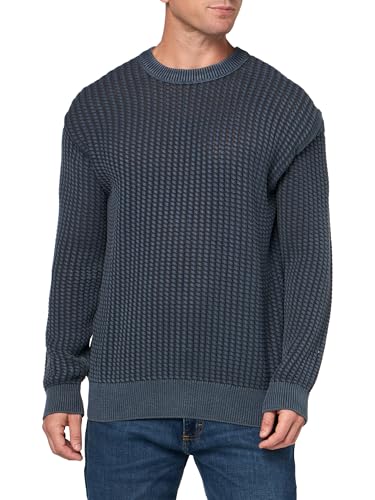 BOSS Men's Cable Knit Relaxed Fit Sweater