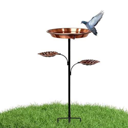 Mangeoire oiseaux métal durable et haut de gamme pour aménagement de jardin