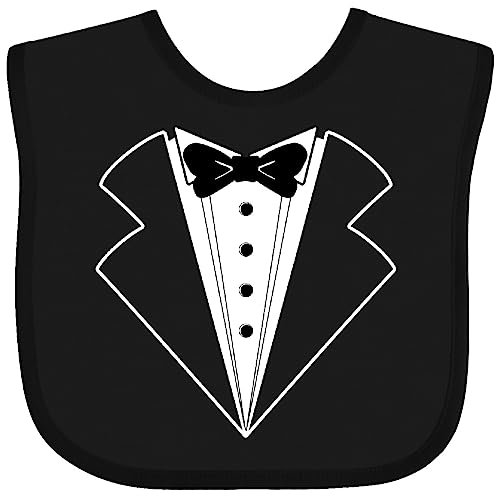 inktastic Tuxedo with Bow Tie Baby Bib