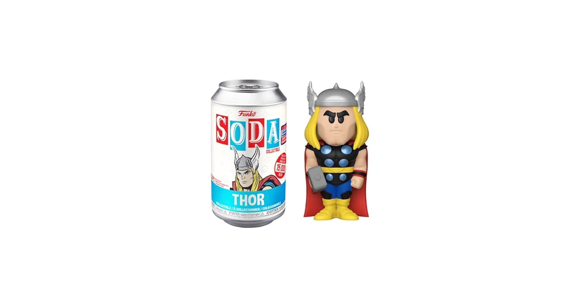 Amazon.com: Funko Soda Vinyl Thor Figure Marvel FunKon 2021