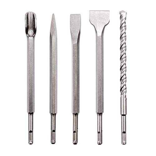 Rotary Hammer Drill Bits Set Sds Plus Bits Set Masonry Chisel Set 17Pcs Drills For Impact Rotary Hammer Carbide-Tipped 4 Flutes Drill Bit For Bricks, Blocks, Stone With Storage Case #TOP3
