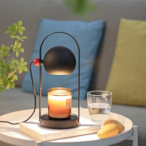 Miniatura 3 de Airshi Lámpara Calentadora De Velas, Lámpara De Mesa Con Vela Regulable De 110-220 V, Aroma Difuso Gu10 Para El Hogar Enchufe De La Ue
