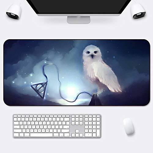 Große Mausmatte,White Owl Speed ​​Gaming Mausmatte Mauspad Extra Große Mausmatte Tischmatte Große Größe Verbesserte Präzision Und