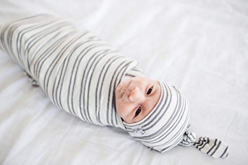 Baby Beanie Hat Top Knot Stretchy Soft"Midtown" By Copper Pearl #TOP4