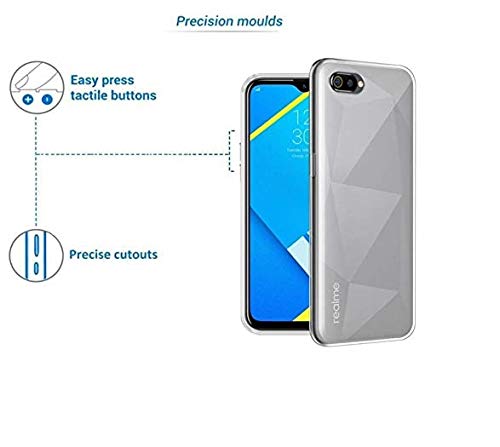 Image of Back Cover Compatible Model for Oppo Realme RMX1945 - Realme C2 - Transparent
