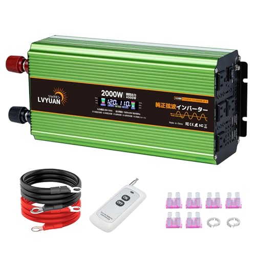 NGiLVYUANjCo[^[ 12V 100V g 2000WyKiz Rt 60HZ io 2000bg uԍőói1Sj4000W DC12V TO AC105V±5Vϊ X}[gی@\t zd nk h