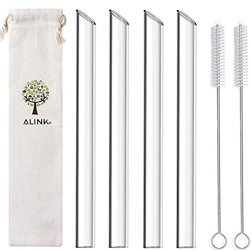 ALINK Glass Boba Straws