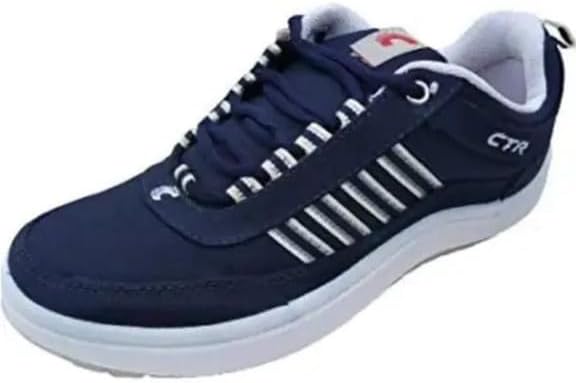 Men's Blue Hiking Shoe Size- 6