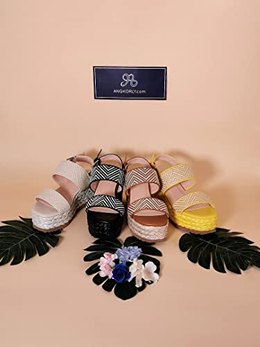 ANGKORLY - Scarpe Moda Sandali Scarpe Mulo Boemia