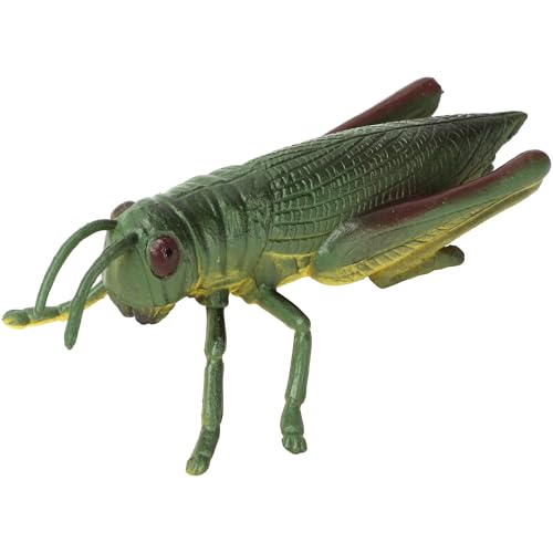 3TVol Large Grasshopper Figurine, Plastic Statue Hollow Realistic Insect Bug Model Classroom Display Animal Figures for Nature Study (5.71''x3.59''x1.78'')