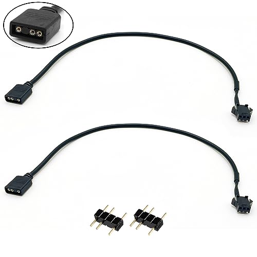 Cable extensor ARGB 5V 3 pines, pack de 2 miniatura 2