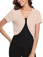 Algopix Similar Product 6 - Abollria Women Short Sleeve Bolero