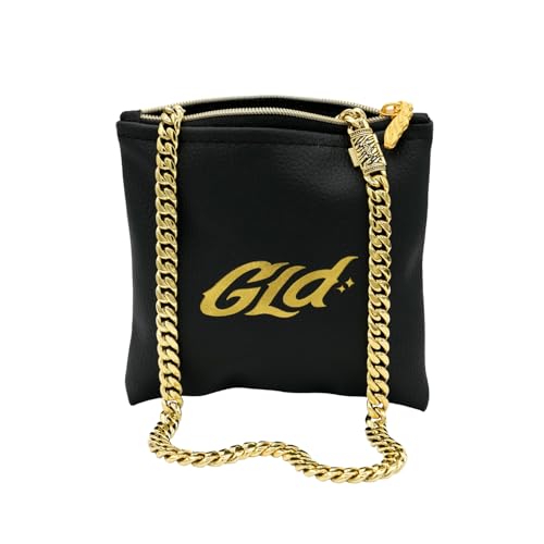 GLD Cuban Link Chain for Men and Women - Gold-Plated Micro Cuban Chain with Premium Storage Travel Pouch - Snatch-Proof Clasp, Sweat-Proof and Fade-Resistant - Lifetime Quality, Designed in Miami