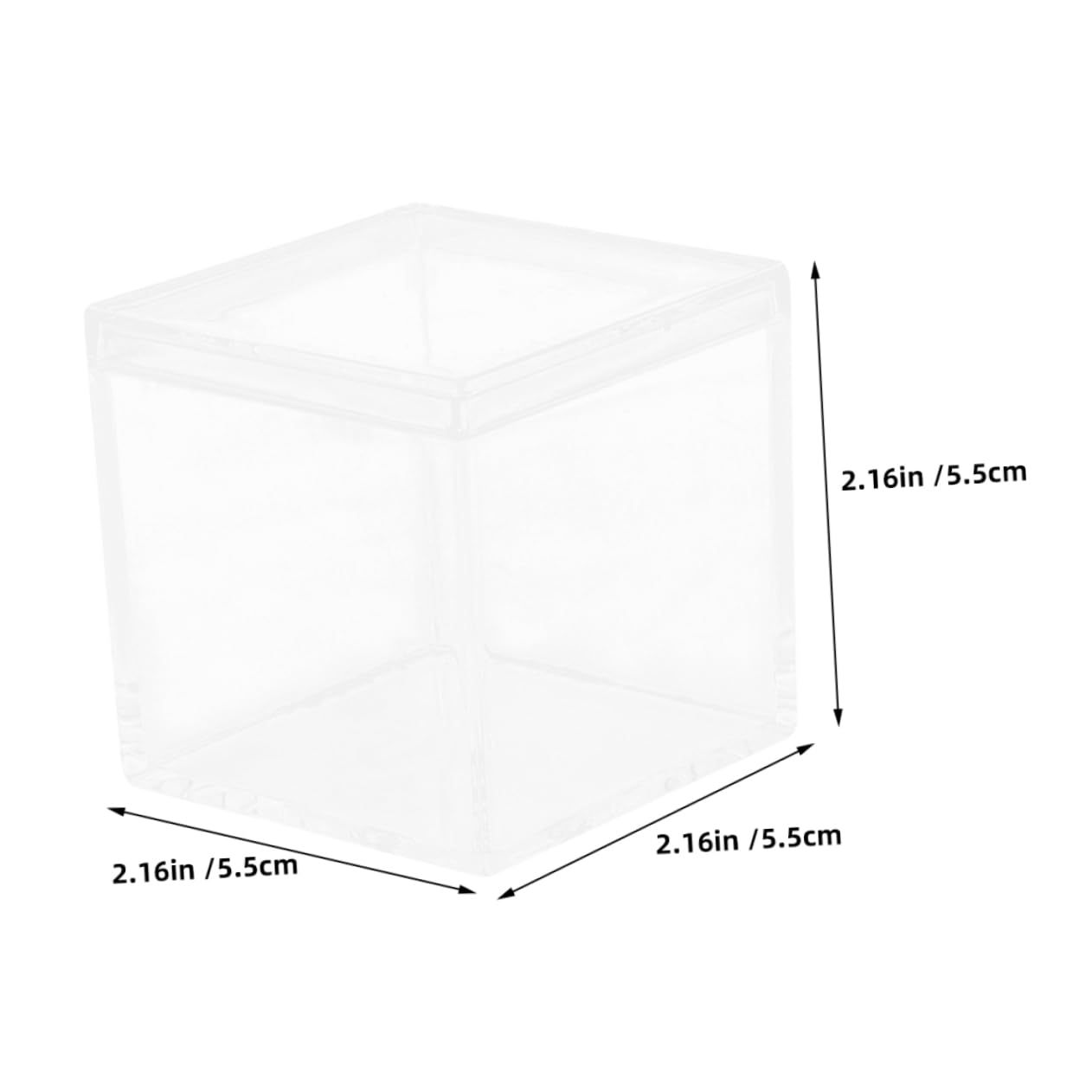 Alipis 3 Set Scatola Di Cioccolatini Contenitori Di Caramelle Acriliche Astuccio Per Caramelle Scatole Trasparenti Per Bomboniere Organizzatore Di Caramelle Acrilico 10 Pezzi * 3
