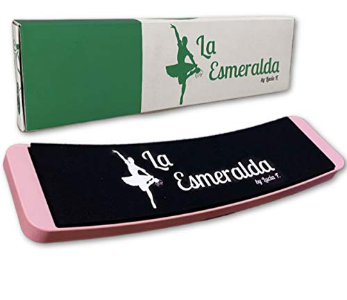 La Esmeralda Ballet Turning Board for Dancers-Figure Skating Ballet Dance Turning Pirouette Board, Training Equipment for Dancer, Ice Skaters.
