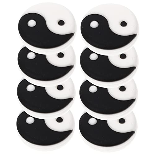 Kisangel Tennis Racket Dampeners 8 Pack Tennis Racket Vibration Dampener for Elbow Pain Relief Silicone Absorbers