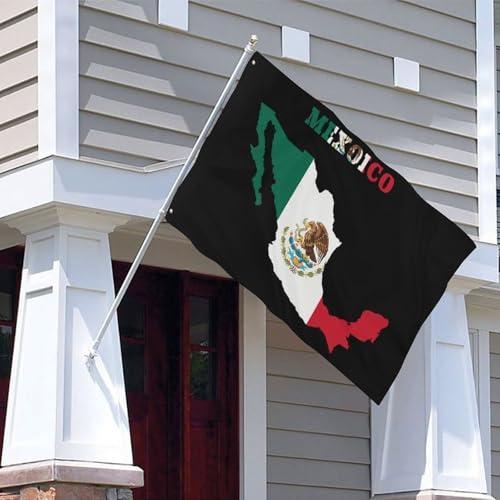 Drapeau Michoacán Mexique grand format 1,5x2,4 m pour décoration extérieure - 6