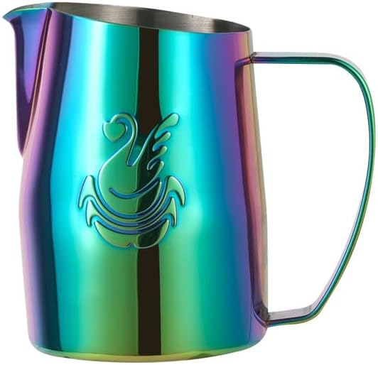 Oblique Mouth Thickened Drawing Jar Drawing Cup Milk Foam Cup Coffee Maker Competition Designated