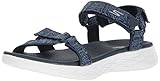 Damen Skechers O-T-G Womens Sandals ON-The-GO 600 Radiant Sandalen Damen Schuhe Blau, Schuhgröße:39 EU