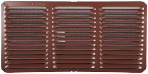 LOMANCO C816BR Cornice Vent, 16" by 8", Brown