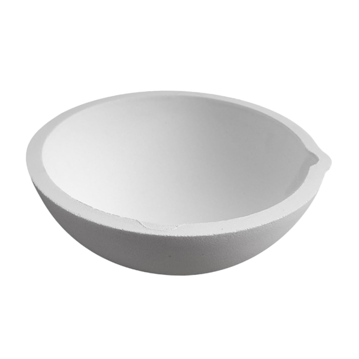 Gatuida 1pc Quartz Material Evaporating Dish Reusable for Evaporation Storage Easy Spout Design for Pouring Use