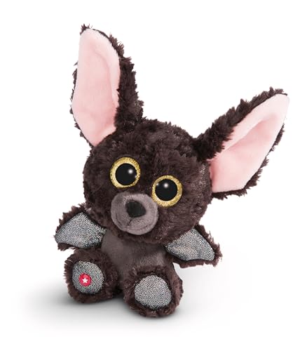 NICI Glubschis: Das Original – Glubschis Fledermaus Baako 15 cm – Kuscheltier Fledermaus mit großen Augen – Flauschiges Plüschtier mit großen Glitzeraugen – Schmusetier für Kuscheltierliebhaber –45552 NICI Glubschis: Das Original – Glubschis Fledermaus Baako 15 cm – Kuscheltier Fledermaus mit großen Augen – Flauschiges Plüschtier mit großen Glitzeraugen – Schmusetier für Kuscheltierliebhaber –45552