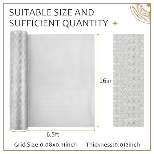 Image of UNIFAMILY Sculpting Wire Mesh,6.5FT x 16IN Aluminum Wire Mesh for Arts and Craft, Aluminum Armature Wires for Sculpting, Armature Mesh for Clay, Sculpting Craft Mesh for DIY Projects (6.5FT-1 roll)
