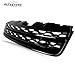 BUFEETERS Front Bumper Upper Grille Fit For 2016 2017 2018 2019 Land Rover Discovery Sport,Factory Style,Gloss Black