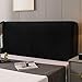 Copertura Per Testiera In Velluto Copri-Testata Letto Stile Nordico Doppia Singola Legno/Pelle/Tessuto/Metallo Schienale Del Letto Fodere Protezione, Decorazione Camera Da Letto,Black-Length:165cm