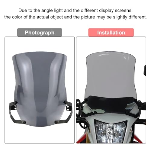 Xitomer Windshield for CRF250L/CRF300L, Smoke by xitomer - Used condition - Image 5