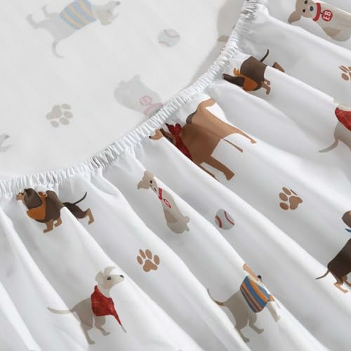 Image of Eddie Bauer Kids - Twin Sheet Set, Ultra-Soft Microfiber Bedding with Fully Elastic Fitted Sheet, Kids Bed Set with Pillowcase, Easy Care Bedding (Buddy and Friends)