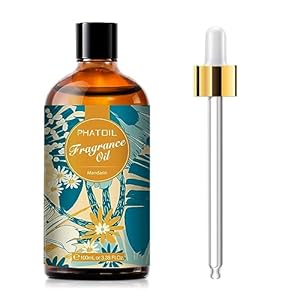 3.38FL.OZ Mandarin Fragrance Oils for Aromatherapy, Essential Oils for Diffusers for Home, Perfect for Diffuser, DIY Candle and Soap Making, DIY Scented Products – 100ml