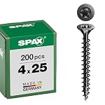 SPAX – Spax Universalschraube, Senkkopf, schwarz, T-STAR plus, Voll