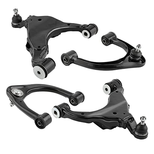 maXpeedingrods 4Pcs Front Lower Upper Control Arms Kit w/Ball Joints
