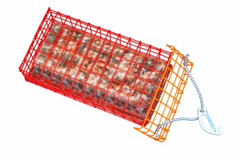 OceanBuilt 1" Chum Box Caja para Cebo Pesca 12" x 7" x 4" Malla PVC Plateada miniatura 2