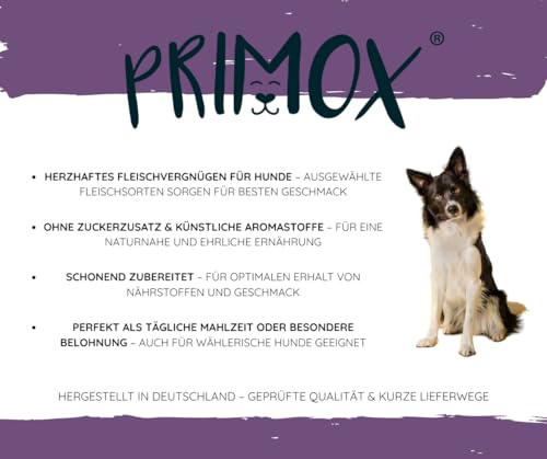 Primox | Ente 2x6x800g | Sparpaket | Hundefutter