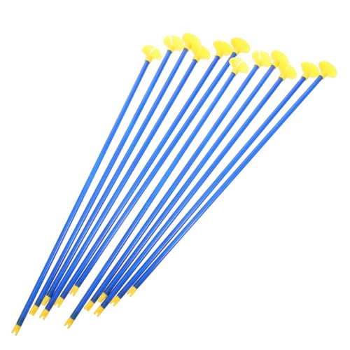 BESPORTBLE 15 Piezas Flecha De Lechón Recorvar Objetivos Pernos Manos Tiro Al Arco Flecha De Juego De Juguete Flecha Al Aire Libre Flecha De Juego Al Aire Libre Blue De Polivinilo