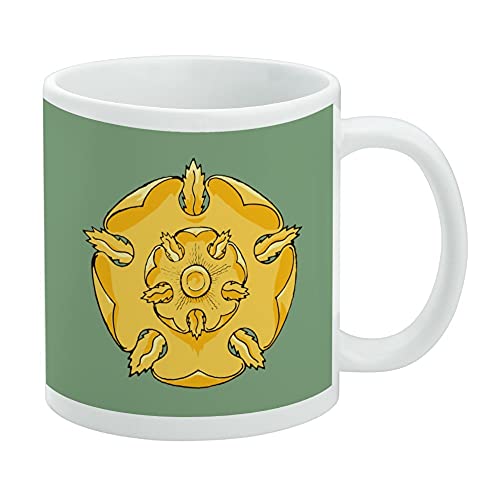 Game of Thrones Tyrell Sigil Ceramic Coffee Mug, Novelty Gift Mugs for Coffee, Tea and Hot Drinks, 11oz, White