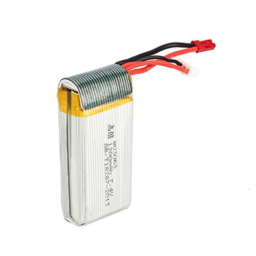 Batería de repuesto 7.4V 1200mAh para drones MJX X101 y coches rc Wltoys
