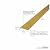 M-D Building Products 79251 Extra Wide Fluted 2-Inch by 72-Inch Carpet Trim, Satin Brass