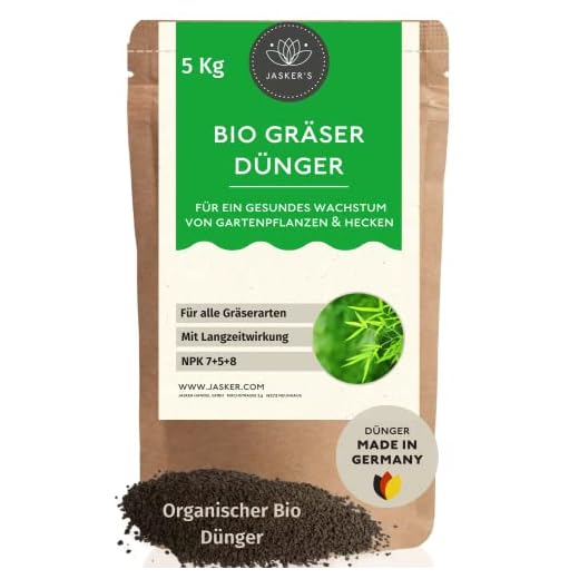 Dünger für Gräser 5 Kg I 100% Langzeit-Dünger I Gräser Dünger Für Pampasgras, Ziergräser & andere Gräser I In Deutschland Abgefüllt