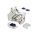 PHOENIX CONTACT VS-PP-F-RJ45-CAT6 DISCONTINUED BY MANUFACTURER, IP20, IDC FAST CONNECTION, DIN RAIL ADAPTER, REPLACED BY CUC-PP-D1PGY/R4IDC8, GRAY, 24-22 AWG, 1658118, 8 POSITION, 1 SLOT, DIN RAIL MOU