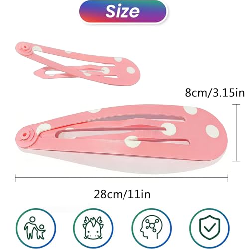 Pinza grande de plástico para cabello 28 cm miniatura 2
