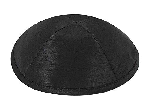 Image of Zion Judaica Deluxe Raw Silk Kippot Bulk Packs or Single Kippah Includes Free Clips