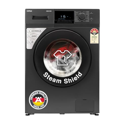 Image of HAFELE AMARA 7 kg 5 Star, Premium Fully Automatic Front-Load washing machine engineered using German technology, comes with Steam Shield and Hexa Wash Design