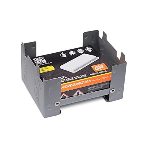 Relags Esbit Pocket Stove 'Small' 16 x 5 g Stove Grey Cover