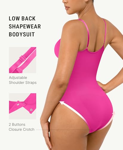 Image of FeelinGirl Shapewear Bodysuit Tummy Control Body Shaper for Women