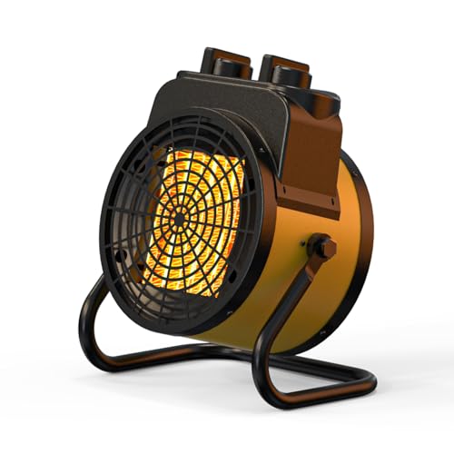 TRUSTECH 1500W Portable Space Heater, Greenhouse Heater with Thermostat, 3S