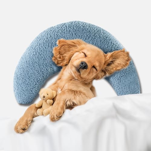 HOMBYS-Chewproof-Dog-Pillow-Calming-Toy-for-Dogs-Anxiety-Relief-Suitable-for-Both-Crazy-Tearers-Tame-Dogs-Furry-Surface-Soft-Comfortable-Dog-Neck-Pillow-Improve-Sleeping-Machine-Washable - Cucciolini Doodles   HOMBYS-Chewproof-Dog-Pillow-Calming-Toy-for-Dogs-Anxiety-Relief-Suitable-for-Both-Crazy-Tearers-Tame-Dogs-Furry-Surface-Soft-Comfortable-Dog-Neck-Pillow-Improve-Sleeping-Machine-Washable
